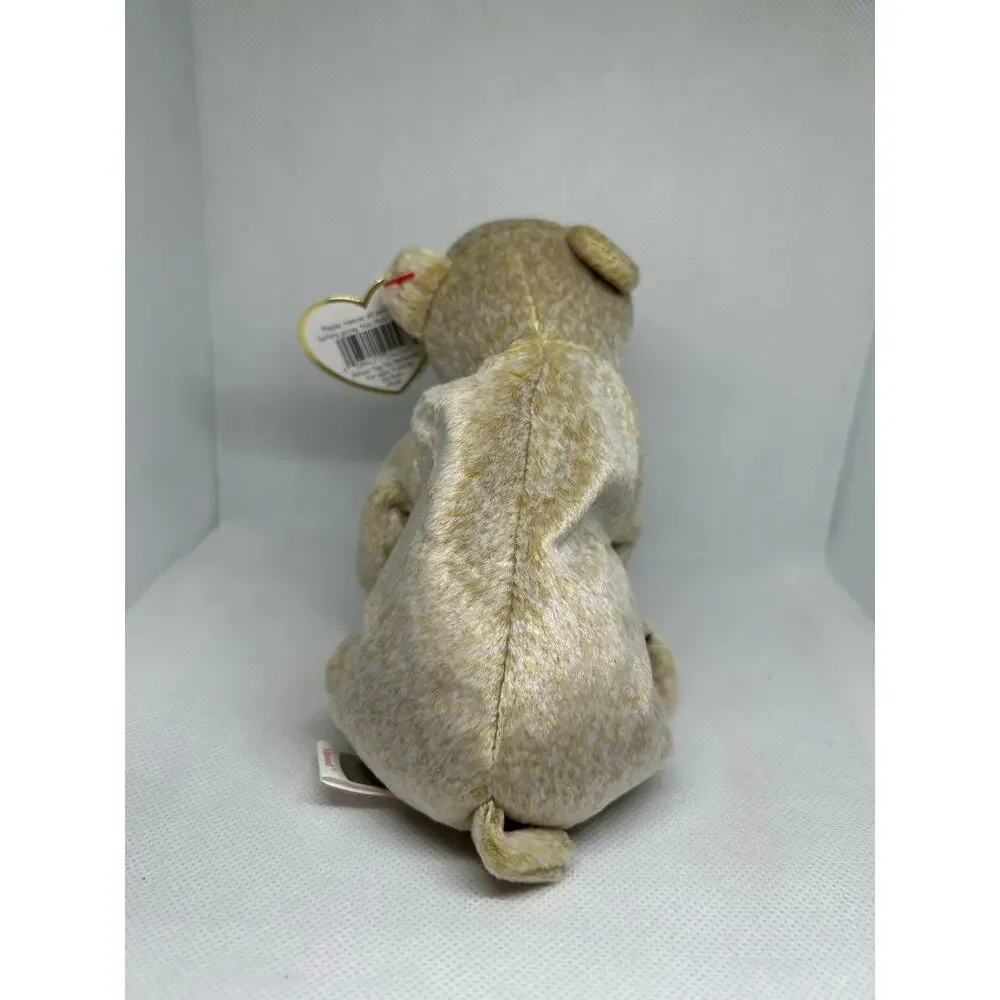 TY BEANIE BABIES ALMOND the BEAR 1999 Plush Stuffed Animal